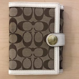 COACH Signature Passport Case